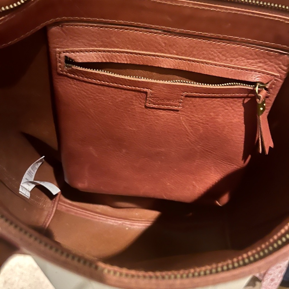 Classic English Saddle Leather 2 Way Transport Bag - Picture 4 of 6